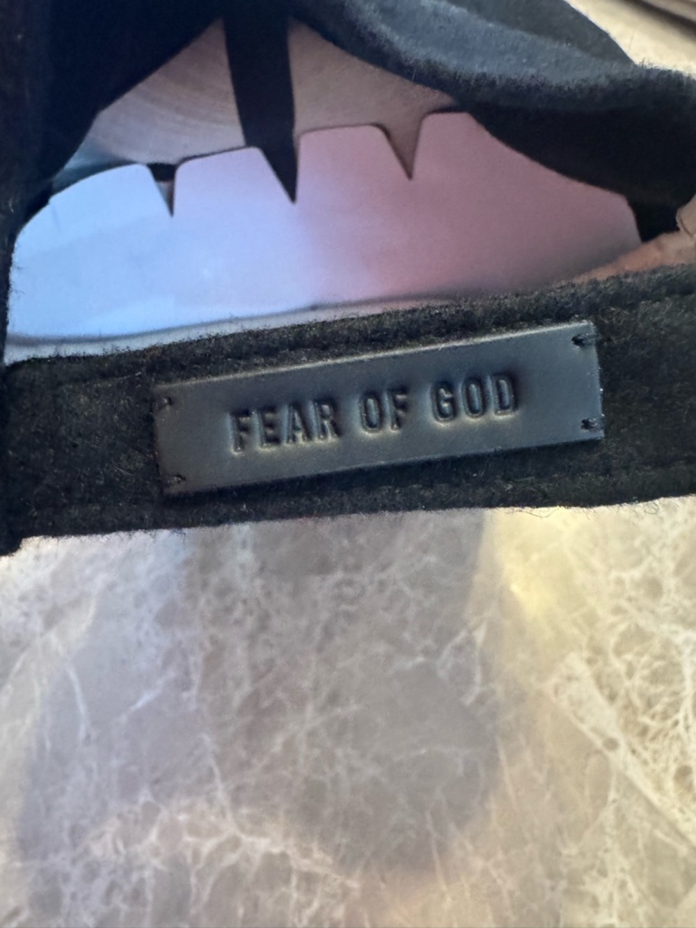 Kansas City Monarchs New Era x Fear of God 9FORTY Adjustable Hat - Black - Picture 8 of 9